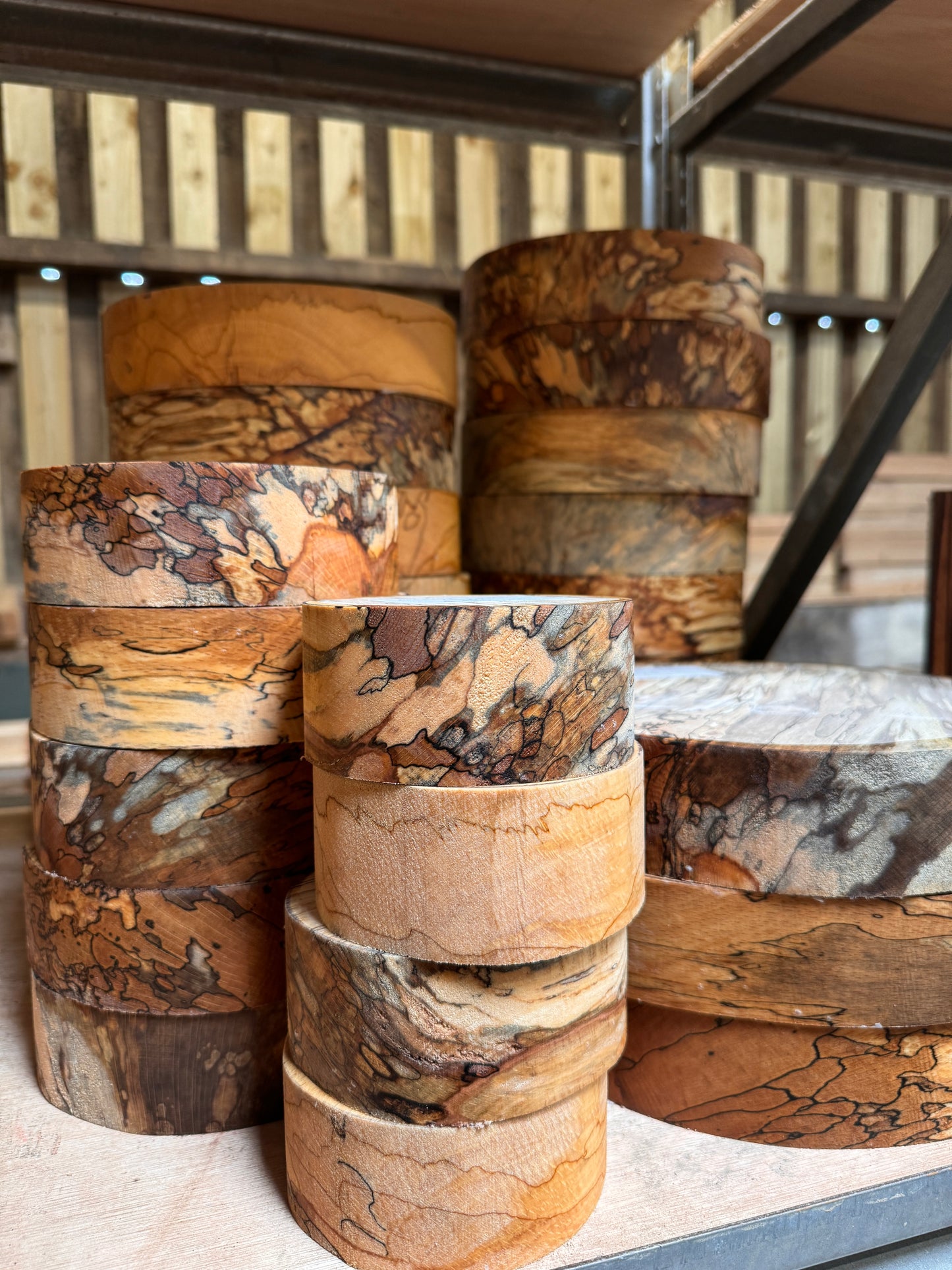 Spalted Beech woodturning blanks, Kiln dried