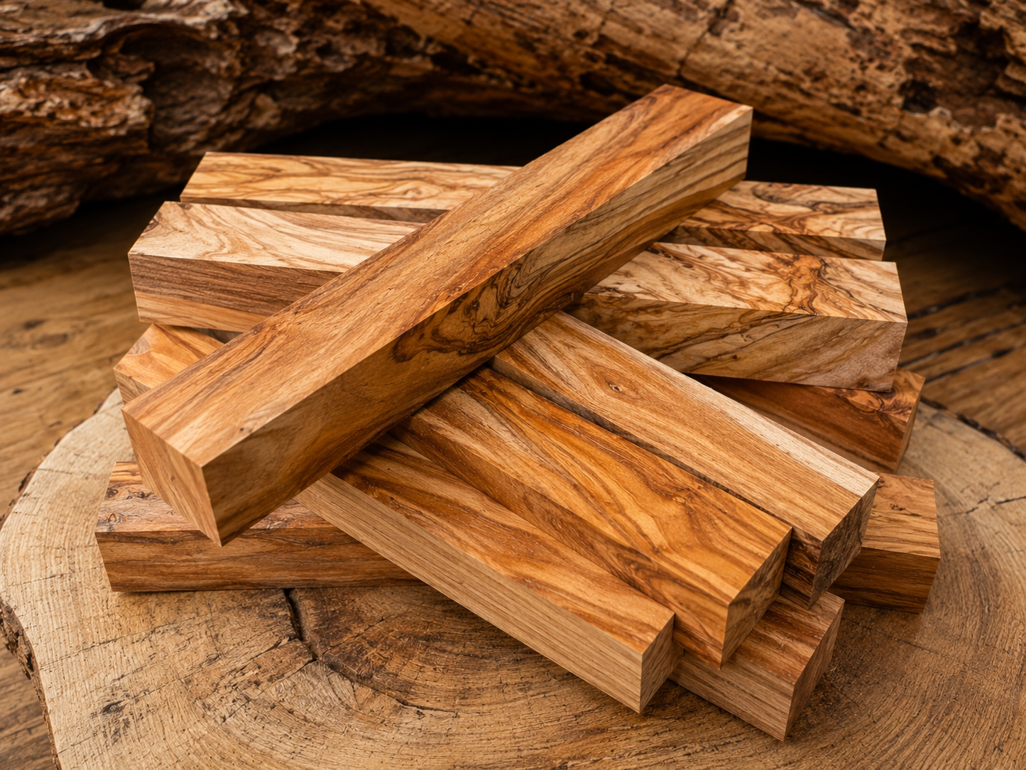 Olive wood pen blanks