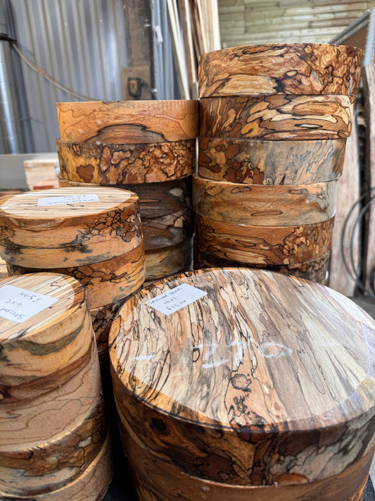 Spalted Beech woodturning blanks, Kiln dried