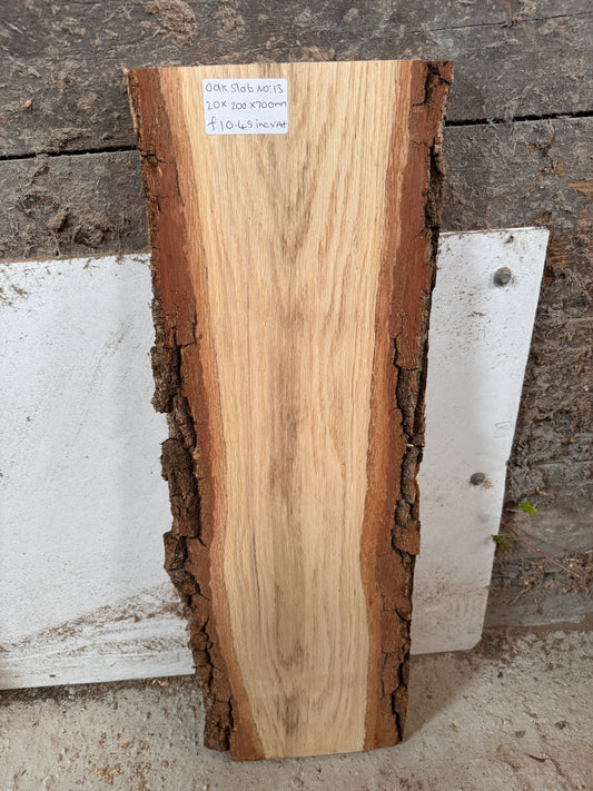 Live edge oak slab NO: 13