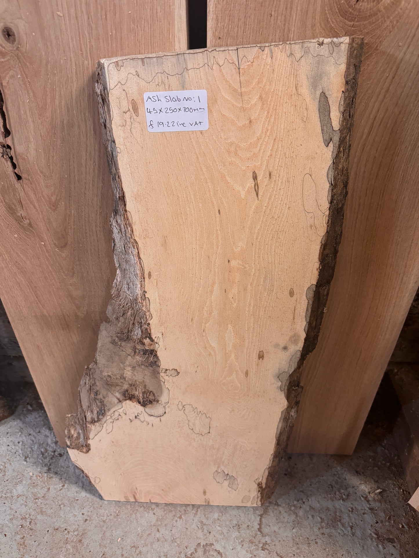 English ash slab NO: 1