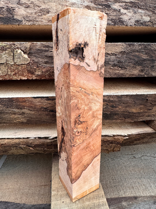 Apple burr resin spindle blanks