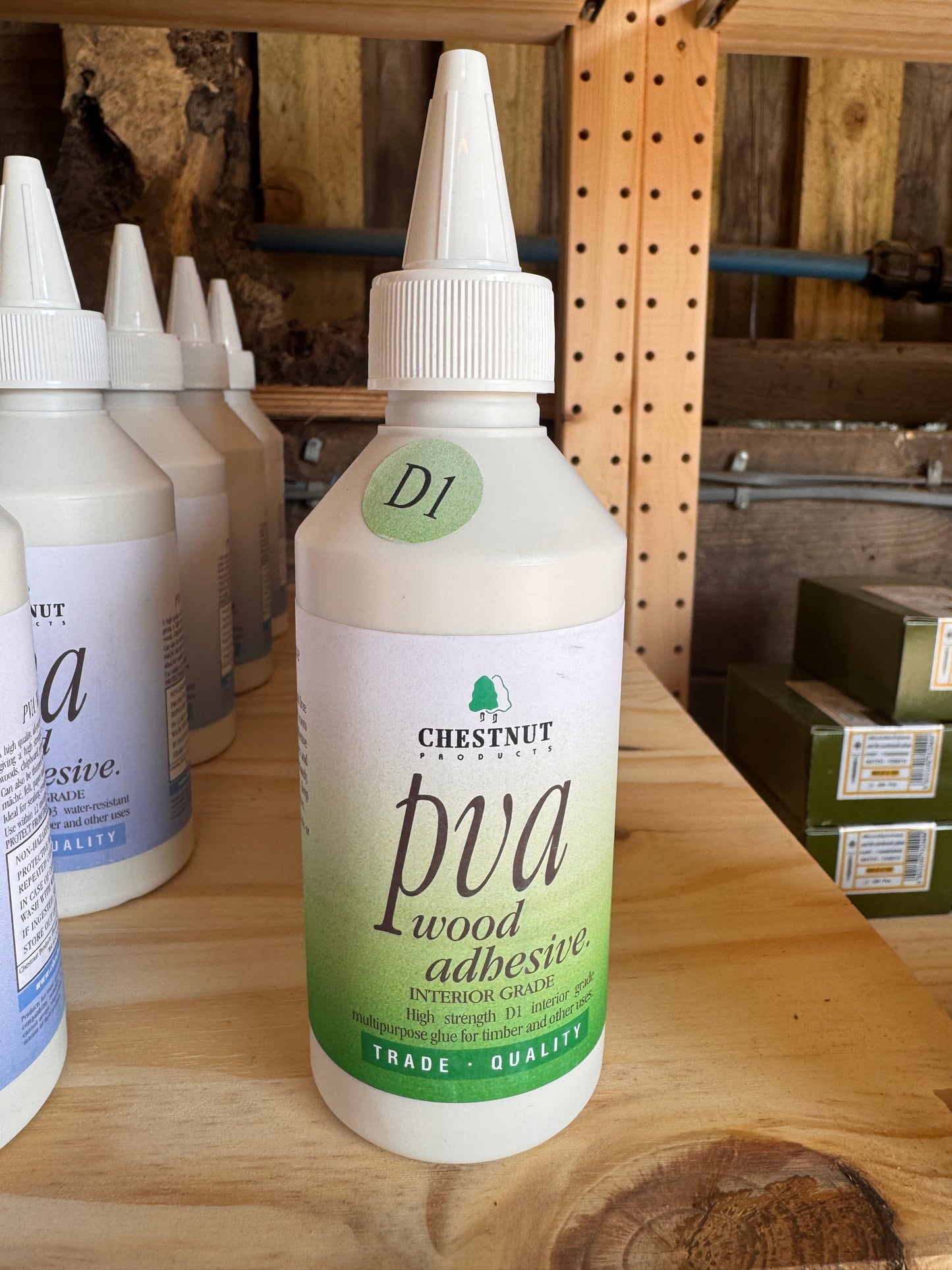 Chestnut PVA wood adhesive Interior Grade