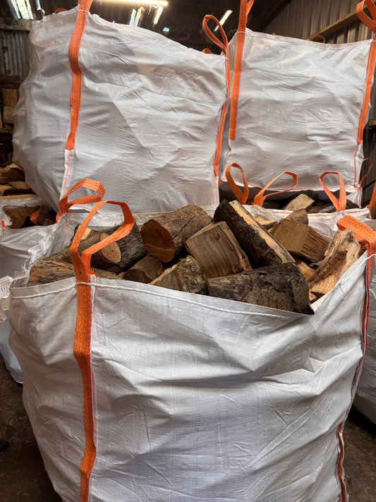 1 cubic meter of kiln dried mixed hardwood firewood