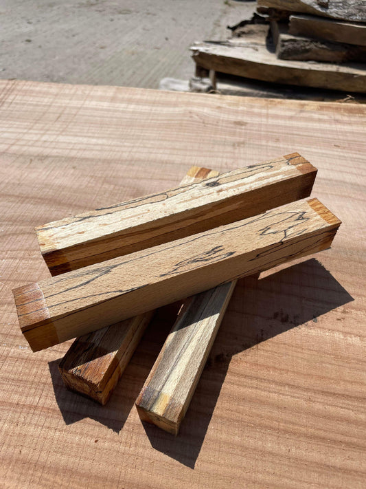 Spalted beech pen blanks